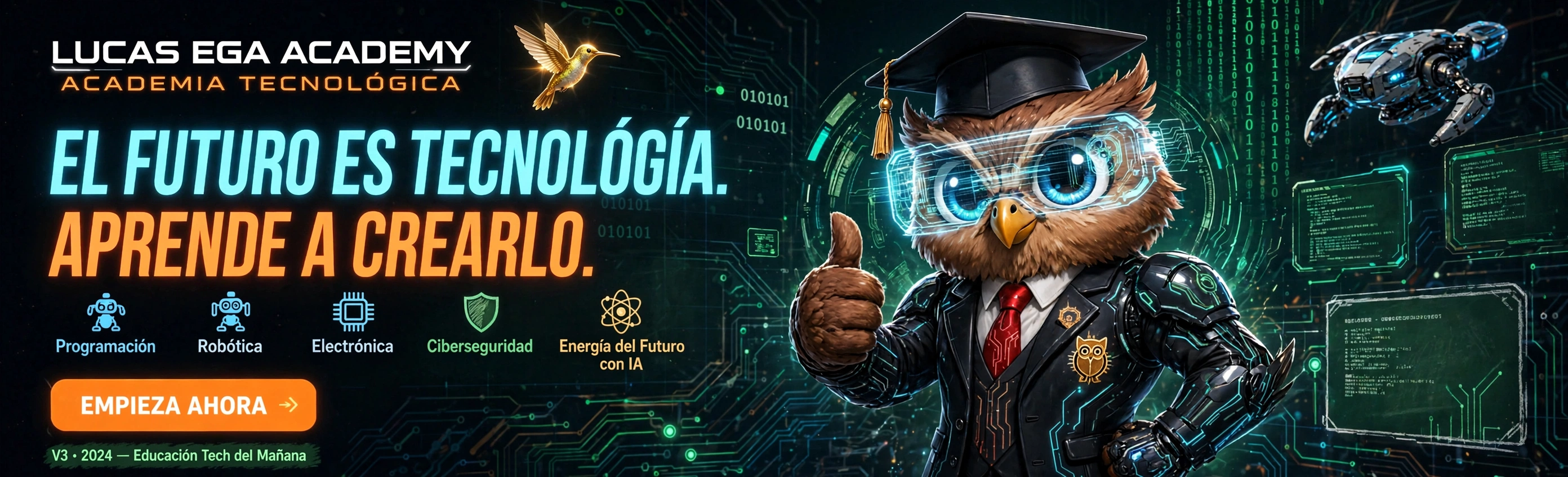 Lucas EGA Academy — Aprende a programar de verdad